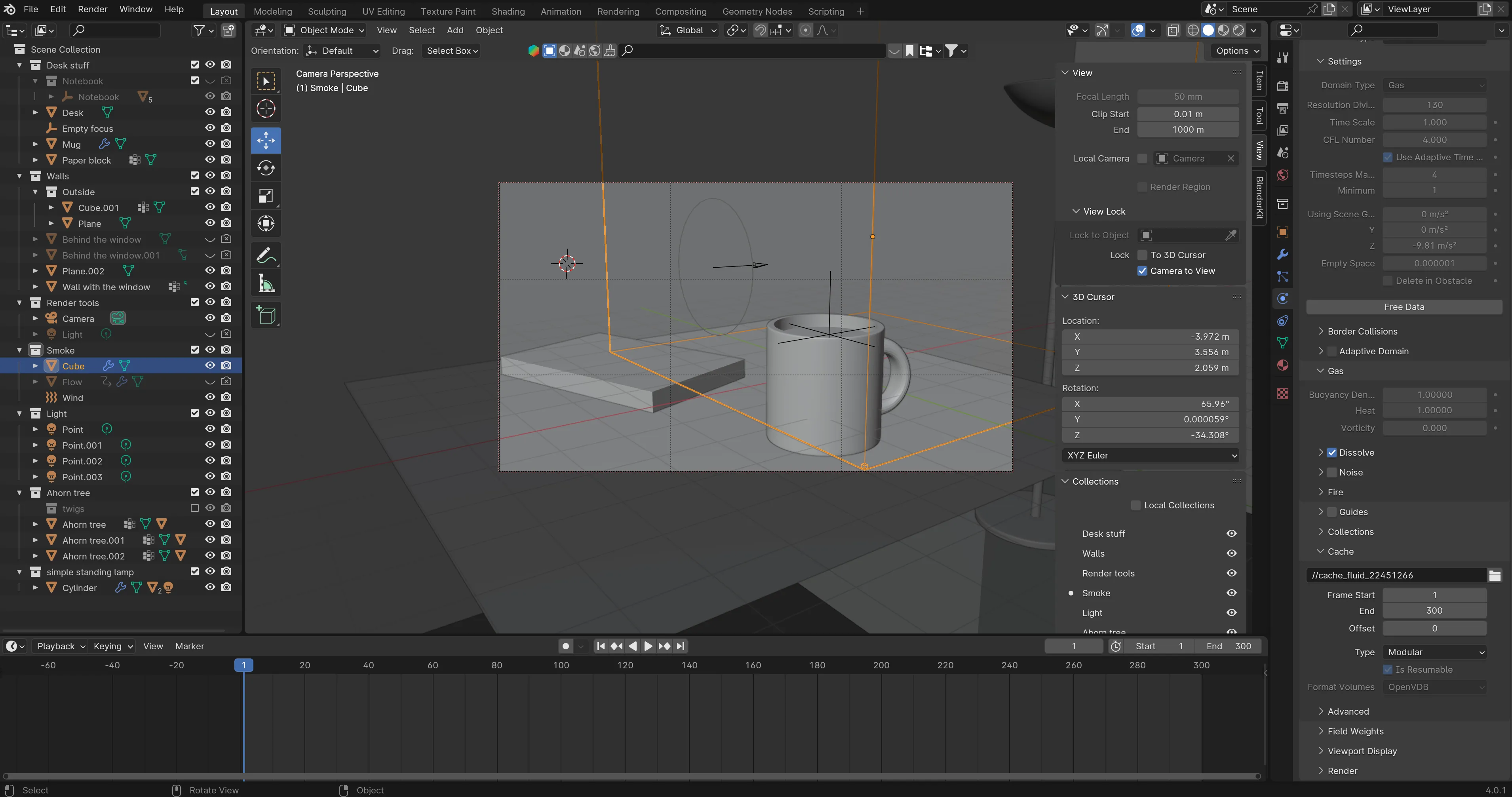 Custom Blender layout